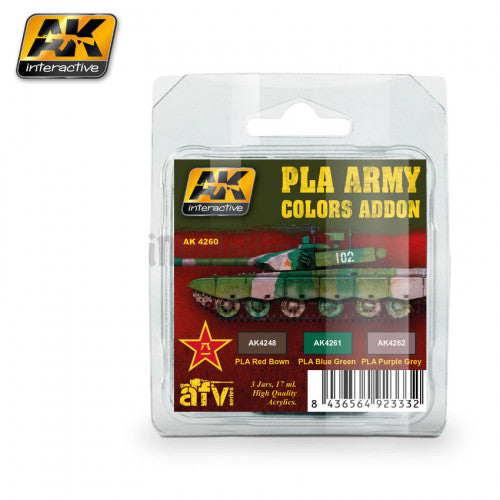 AK Interactive 4260 PLA ARMY COLORS ADD ON