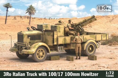 IBG 72098 1/72 3Ro Italian Truck with 100/17 100mm Howitzer