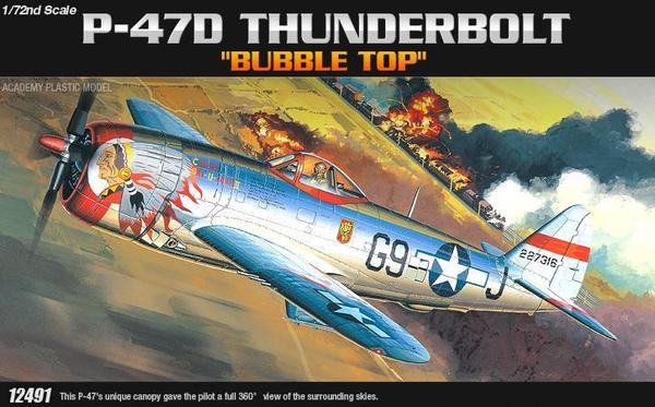 Academy 12491 1/72 P-47D Thunderbolt (BUB)