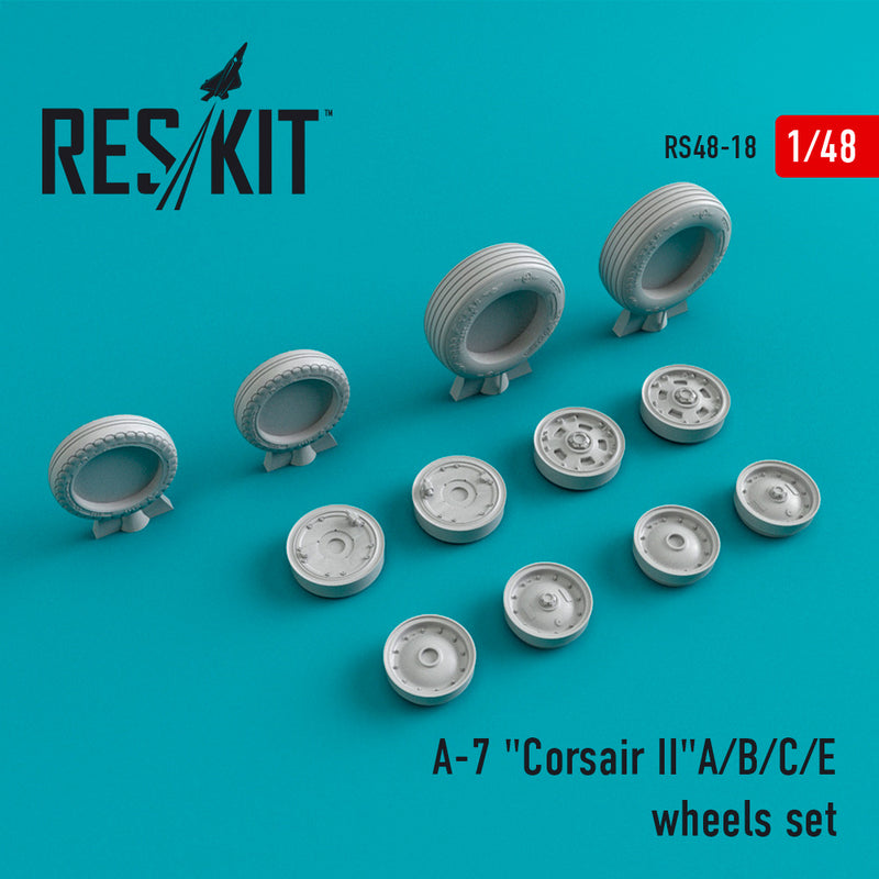 1/48 Res/Kit 480018 A-7 (A/B/C/D) "Corsair II" Wheel Set