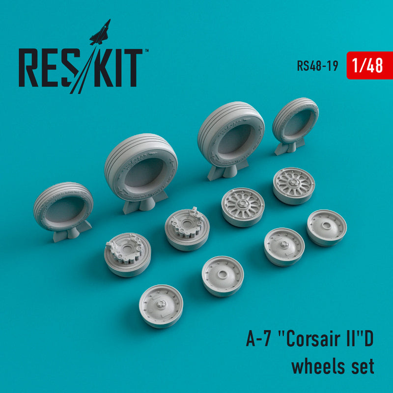1/48 Res/Kit 480019 A-7D "Corsair II" Wheel Set
