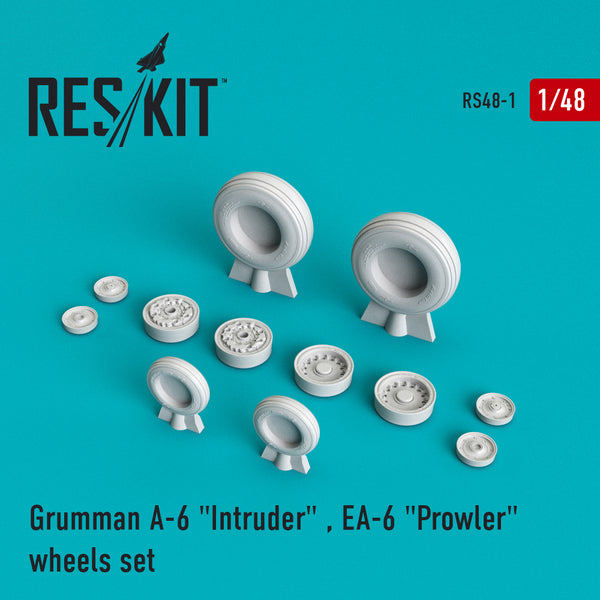 1/48 Res/Kit  480001 A-6 "Intruder" EA-6 "Prowler" Wheel Set