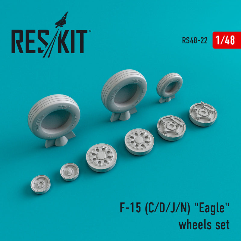 1/48 Res/Kit 480022 F-15 (C/D/J/N) "Eagle" Wheel Set