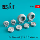 Res/Kit 480065 1/48  F-4 Phantom II (C, D, E, F) Wheel Set