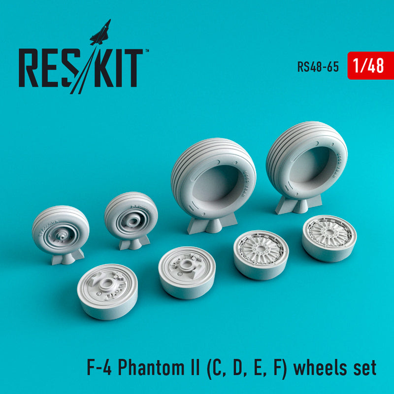 1/48 Res/Kit 480065 F-4 Phantom II (C, D, E, F) Wheel Set