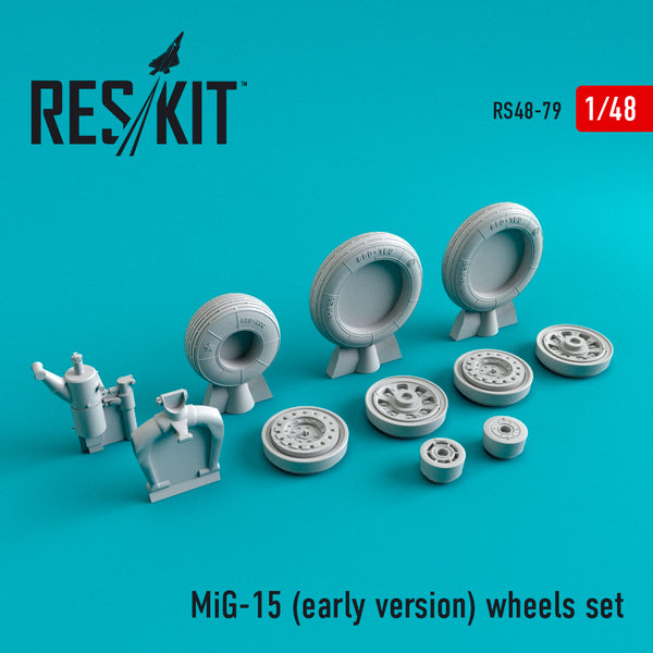 1/48 Res/Kit 480079 MiG-15 (Early Version) Wheel Set