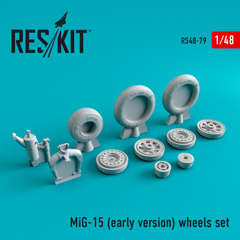 Res/Kit 480079 1/48 MiG-15 (Early Version) Wheel Set