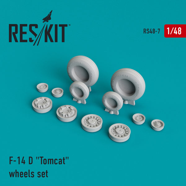 1/48 Res/Kit 48007 F-14D "Tomcat" Wheel Set
