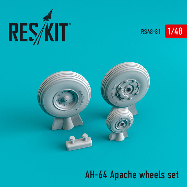 1/48 Res/Kit 480081 McDonnell Douglas AH-64 Apache Wheel Set
