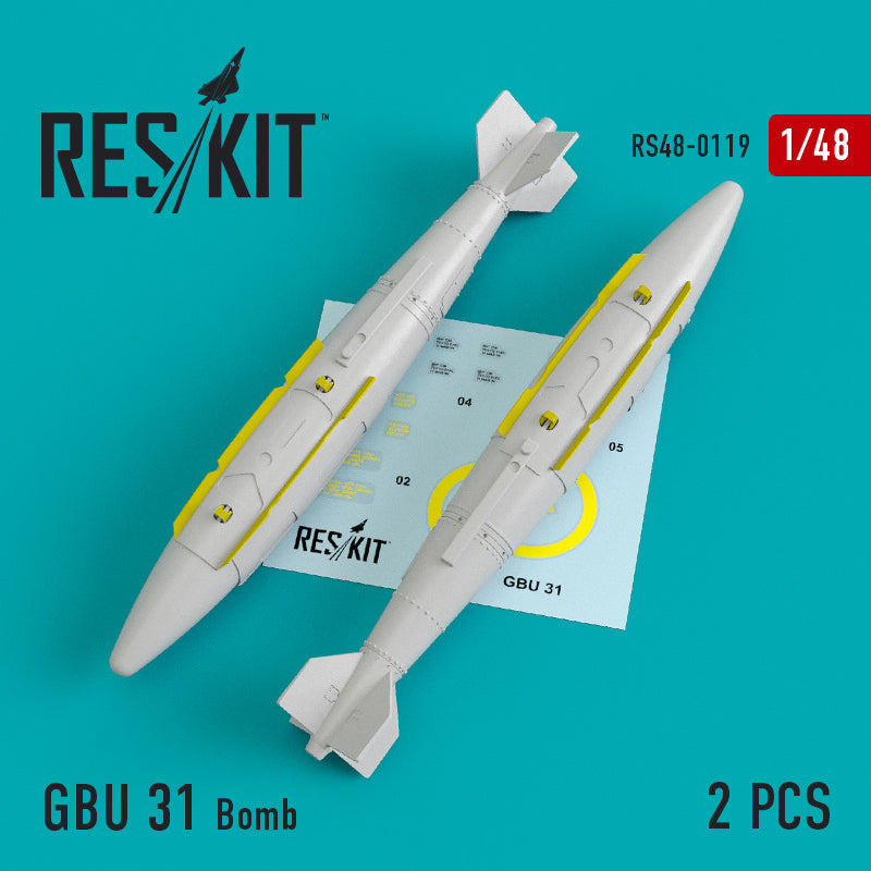 Res/Kit 1/48  480119 GBU-31 Bomb (2 pcs)