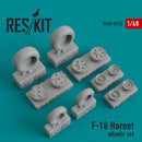 Res/Kit 480125 1/48 F-18 Hornet Wheel Set