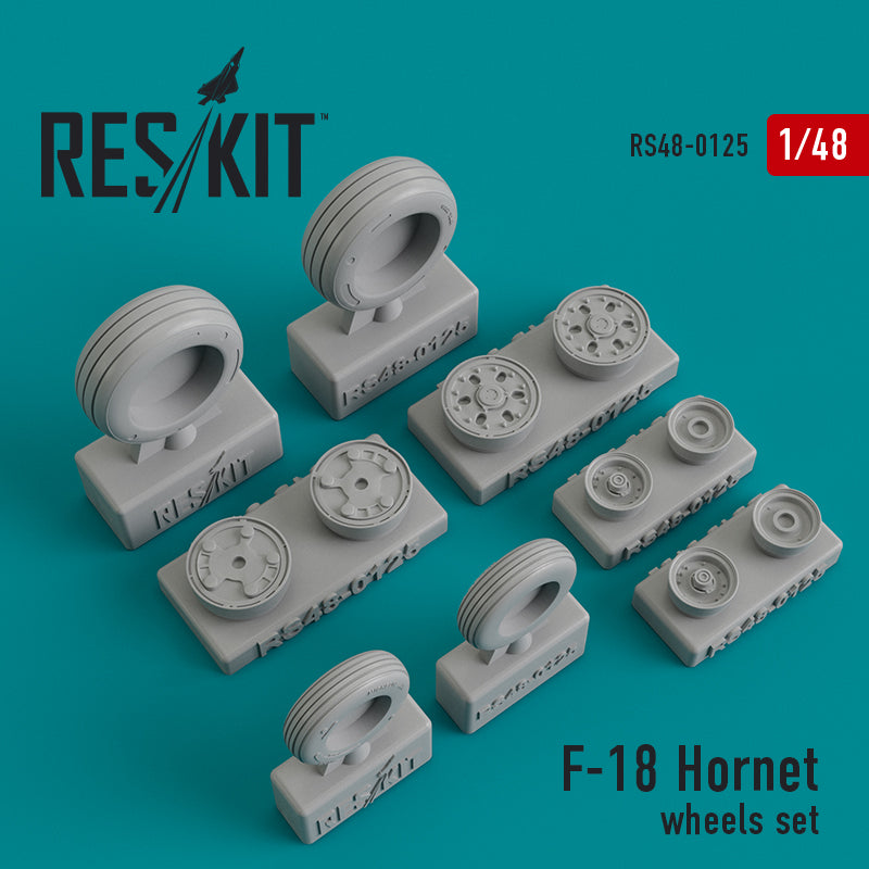 1/48 Res/Kit 480125 F-18 Hornet Wheel Set