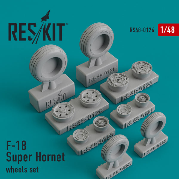 1/48 Res/Kit 480126 F-18 Super Hornet Wheel Set