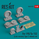 Res/Kit 480152 1/48 Fw190/Ta-152 (Late Version) Type 2 Wheel Set