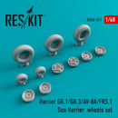 Res/Kit 480211 1/48 Harrier GR.1/GR.3/AV-8A/FRS.1 Wheel Set