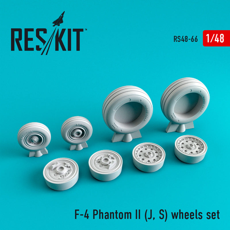 1/48 Res/Kit 480066 F-4 Phantom II (J, S) Wheel Set
