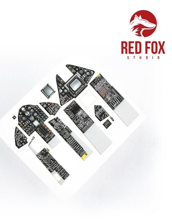 Red Fox 48020 1/48 SR-71A Blackbird (for Revell kit)