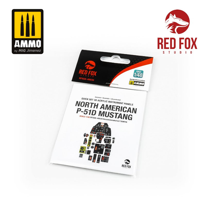 Red Fox 48030 1/48 P-51D Mustang for Tamiya Kit