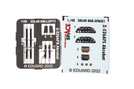 Eduard 3DL48060 1/48 Zlin Z-526AFS Akrobat Space 3D Decals + Etched Parts