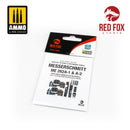Red Fox 48065 1/48 Messerschmitt Me 262A-1/A-2 with R4M & Bomb Selector for Tamiya Kit