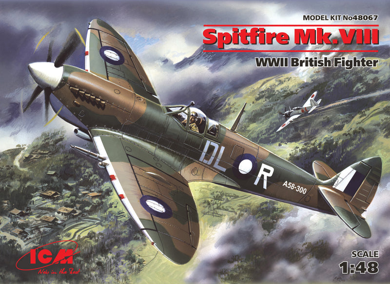 ICM 48067 1/48 Spitfire Mk.VIII, British Fighter