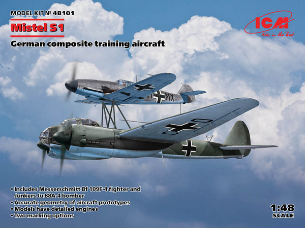 ICM 48101 1/48 Mistel S1, German Composite Training Aircraft