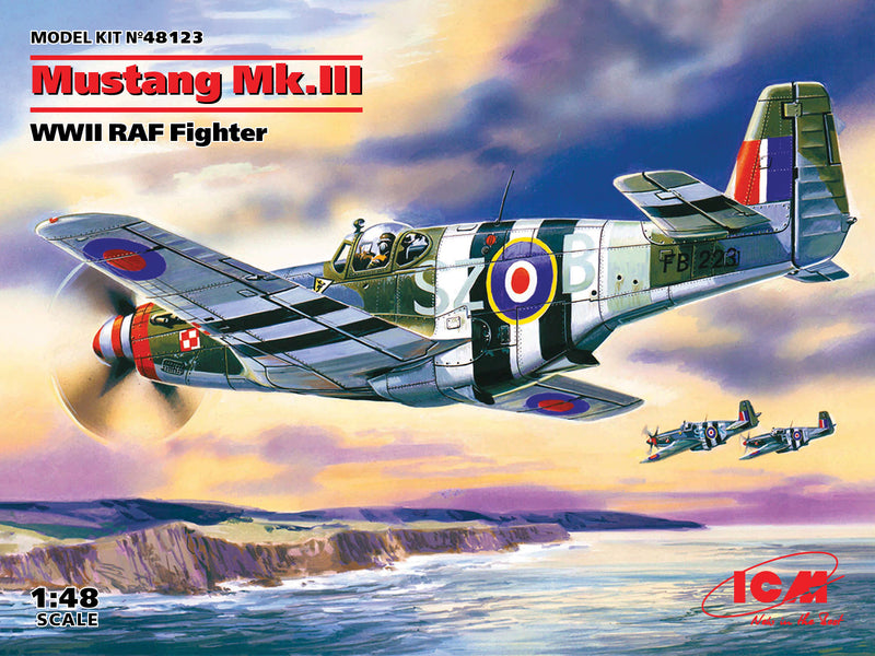 ICM 48123 1/48 Mustang Mk.III, WWII RAF Fighter