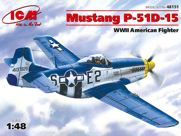 ICM 48151 1/48 P-51D15 Mustang, WWII American Fighter