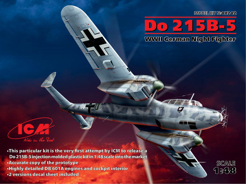 ICM 48242 1/48 Do 215 B-5, WWII German Night Fighter