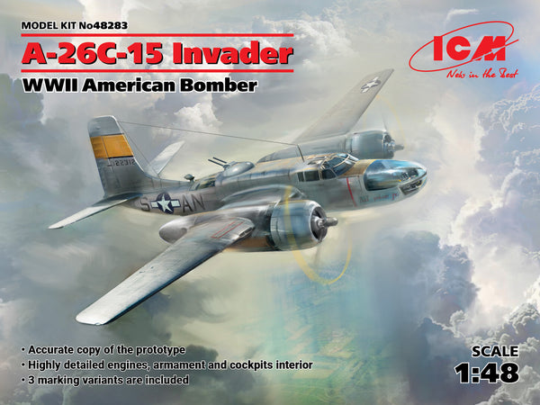 ICM 48283 1/48  A-26C-15 Invader WWII