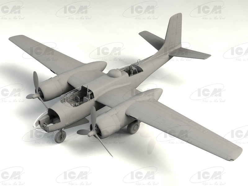 ICM 48288 1/48 A-26C-15 Invader w/ pilots and ground personnel