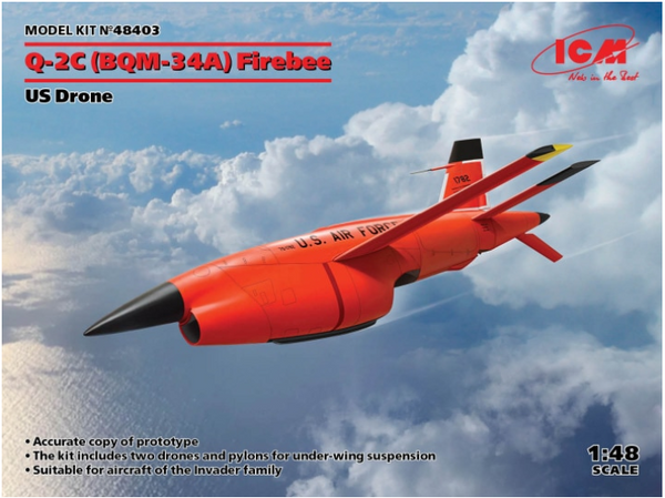 ICM 48403 1/48 Q-2C (BQM-34A) Firebee, US Drone