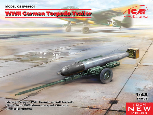 ICM 48404 1/48 WWII German Torpedo Trailer
