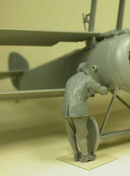 Copper State Models F32026 1/32 RFC Air Mechanic Checking Aeroplane