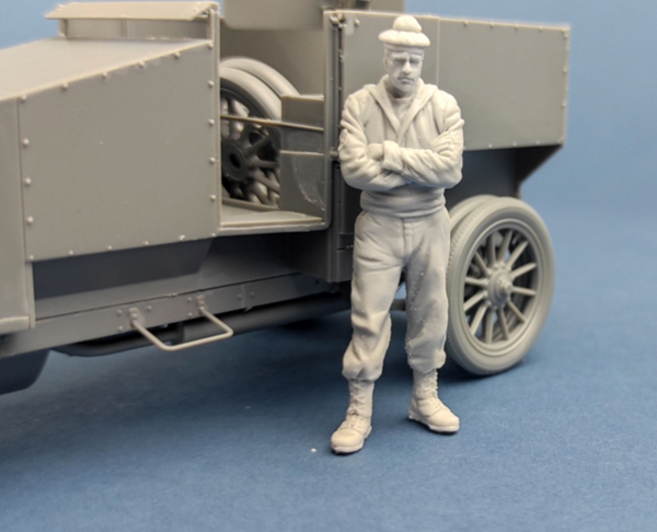 Copper State Models F35033 1/35 French Marine Armoured Car Standing Crewman