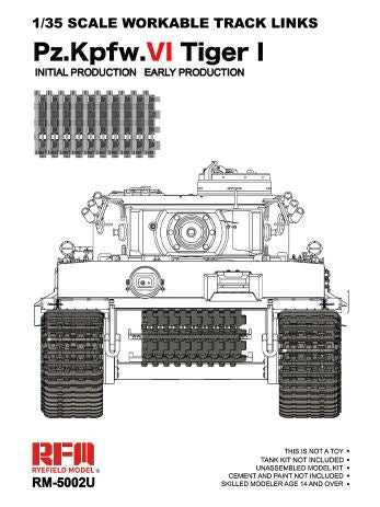 Rye Field Model 5002U NEW 1/35 Workable Tracks for Tiger I early