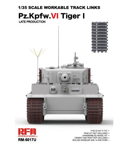 Rye Field Model 5017 1/35 Workable Tracks for Tiger I late