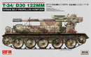 Rye Field Model 5030 1/35 T-34/D30 122mm Syrian Self-Propelled Howitzer
