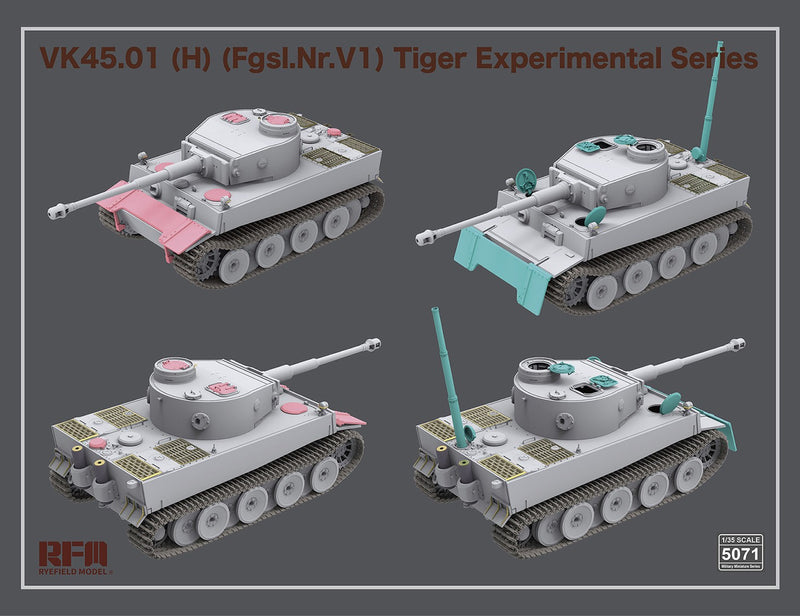 Rye Field Model 5071 1/35 VK45.01 (H) (Fgsl.Nr.V1) Tiger - Experimental Series