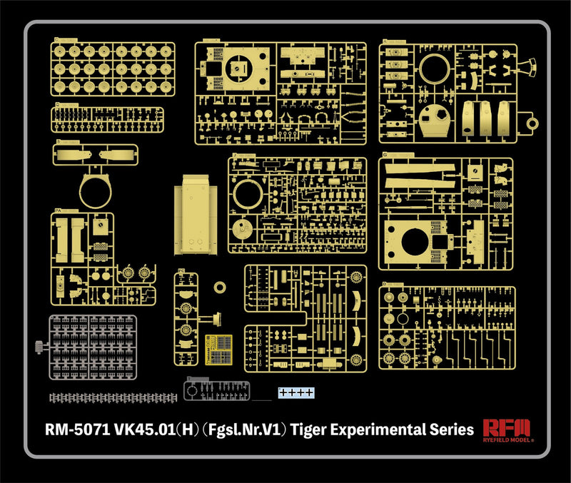 Rye Field Model 5071 1/35 VK45.01 (H) (Fgsl.Nr.V1) Tiger - Experimental Series