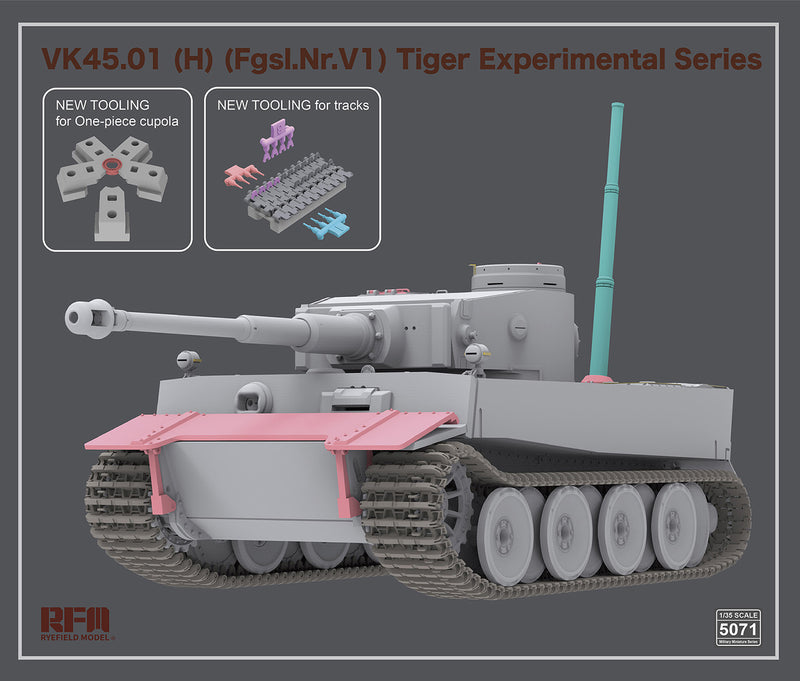 Rye Field Model 5071 1/35 VK45.01 (H) (Fgsl.Nr.V1) Tiger - Experimental Series