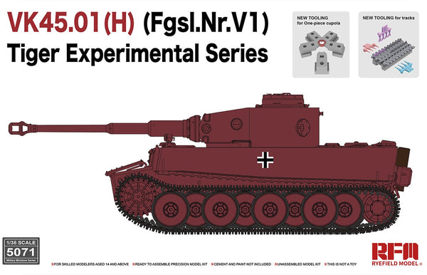 Rye Field Model 5071 1/35 VK45.01 (H) (Fgsl.Nr.V1) Tiger - Experimental Series