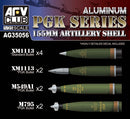 AFV Club AG35056 1/35 Aluminum 155mm artillery shell PGK series