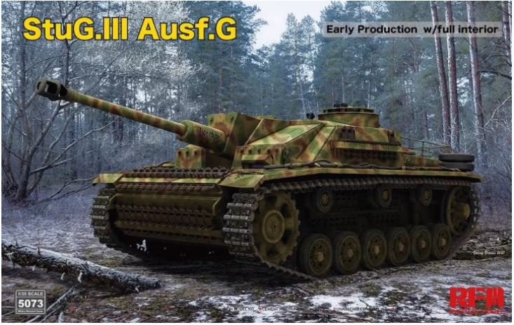 Rye Field Model 5073 1/35 StuG III Ausf G EARLY with Workable Track FULL INTERIOR