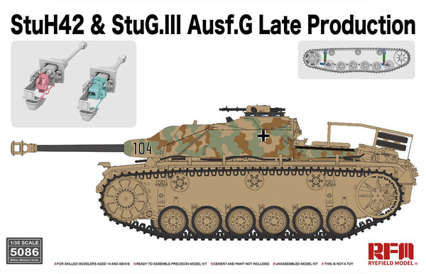 Rye Field Model 5086 1/35 StuH42 & StuG.III Ausf.G Late Production