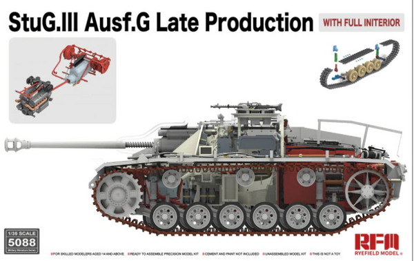 Rye Field Model 5088 1/35 StuG.III Ausf.G Late Production