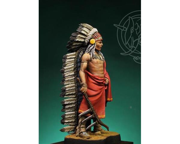 ROMEO Models 54125 54mm Indian Chief 19th Century
