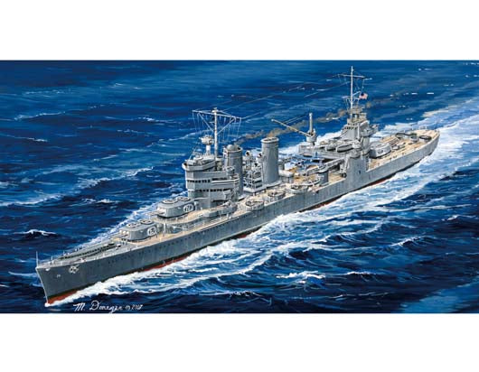 Trumpeter 05743 1/700 USS Astoria CA-34 (1942)