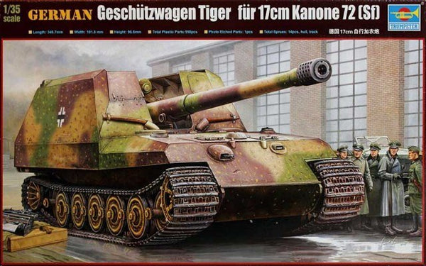 Trumpeter  00378 1/35 German Geschützwagen Tiger für 17cm Kanone 72 (Sf)