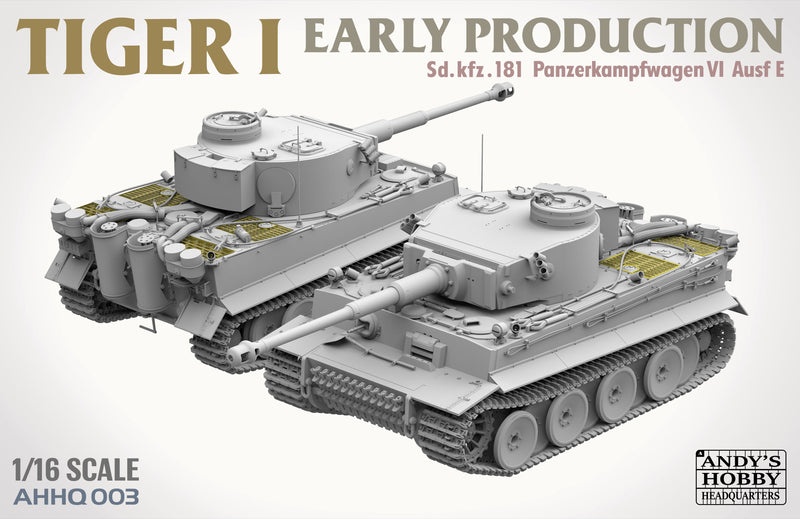 *READ DESCRIPTION *Andy's Hobby Headquarters AHHQ003 1/16 Tiger I Early Production